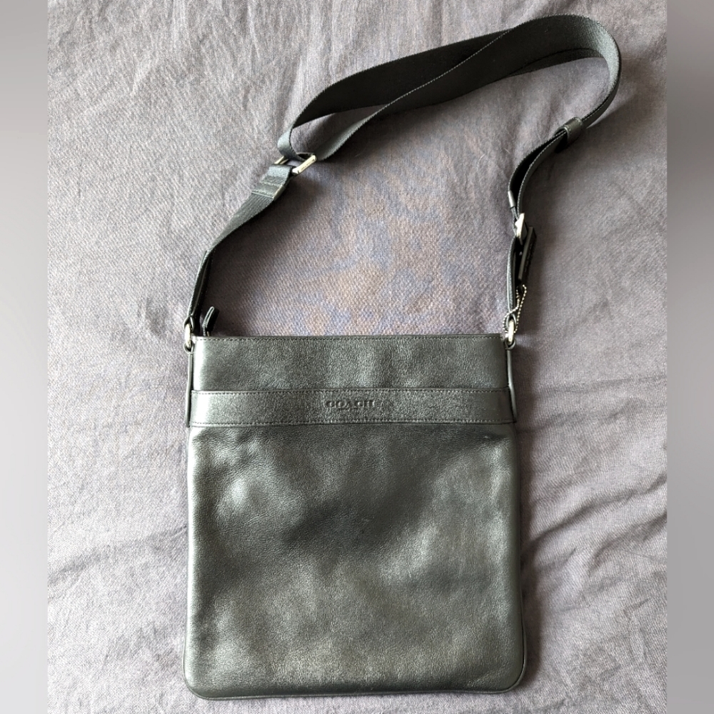 Coach Men's Leather Crossbody Bag